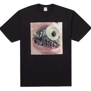 Supreme Braces Tee Black (FW22)